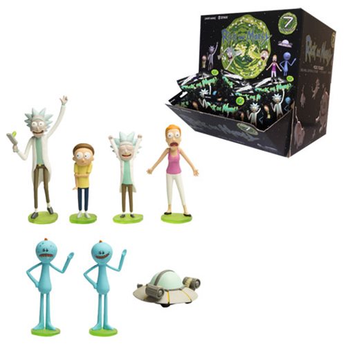 Rick and Morty Blind Bag Mini-Figures Display Case